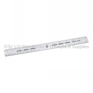 5 Star Office Plastic Ruler 300mm 10 Pack